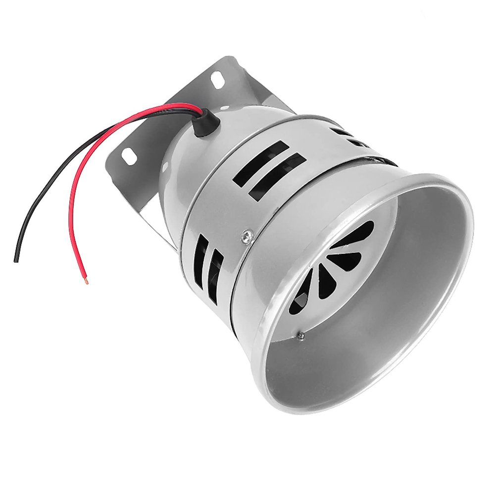 AOWINHIT Super Loud Car Motor Alarm Siren Electric Horn Speaker 110dB High Sound Level Universal Fitment 12V Heavy Duty Aluminium Alloy Vehicle Safety Warning Device for Trucks Cars SUVs