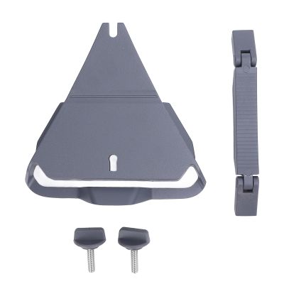 Vvikizy Satellite Mount, Aluminum Alloy Car Roof Mount for Mini Dish with 0.47-1.89in Pole Diameter Range, Reinforced Screws for Stability