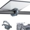 Vvikizy Satellite Mount, Aluminum Alloy Car Roof Mount for Mini Dish with 0.47-1.89in Pole Diameter Range, Reinforced Screws for Stability view 4