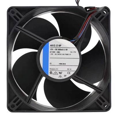 4412/2HP 12VDC 0.68A 4.72in4.72in1.5in 4-Wire Axial Cooling Fan