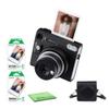 Fujifilm Instax Square SQ40 Instant Camera Vintage Black Bundle with 2 Pack Fuji Instax Film Value Pack (40 Exposures) + Carrying Case + Cleaning Cloth view 1