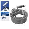 Luocute Satellite Cable Replacement, 2 in 1 16.4FT Length 3ft Ethernet Adapter IP68 Rectangular Satellite Replacement Cord, for Gen 2 view 3