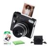 Fujifilm Instax Square SQ40 Instant Camera Vintage Black Bundle with Fuji Instax Film Value Pack (20 Exposures) + Carrying Case + Cleaning Cloth view 1