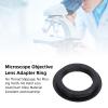 Jectse Microscope Objective Lens Adapter, RMS Thread Aluminum Alloy Adapter for Microscope Objectives, with Smooth Rotation and Secure Attachment for Laboratory Researchers (27mm) view 2