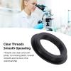 Jectse Microscope Objective Lens Adapter, RMS Thread Aluminum Alloy Adapter for Microscope Objectives, with Smooth Rotation and Secure Attachment for Laboratory Researchers (27mm) view 3