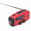 Garosa Emergency Crank Radio 2000mAh Solar Power Bank with LED Flashlight and NOAA Weather Alert for Camping Hiking Outdoor view 2
