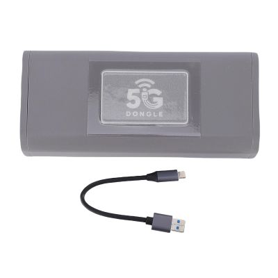 Jectse 5G USB Modem, 2.5Gbps High Speed Portable Mobile Hotspot Router with Built in Antenna for Gaming Video Streaming Worldwide