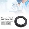 Jectse Microscope Objective Lens Adapter, RMS Thread Aluminum Alloy Adapter for Microscope Objectives, with Smooth Rotation and Secure Attachment for Laboratory Researchers (26mm) view 2