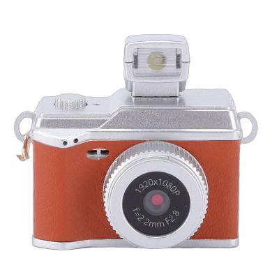 LAISANIM Retro Keychain Digital Camera, 1080P Portable Camera, 0.96In Display, with Anti Loss Lanyard, for Teenagers, Adult Beginners