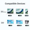 Heayzoki Wireless HD Display Adapter, 4K 30Hz Screen Mirroring Adapter with 2.4G 5G Dual Band, for Phone Laptop TV Projector view 3