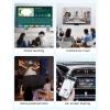 Heayzoki Wireless HD Display Adapter, 4K 30Hz Screen Mirroring Adapter with 2.4G 5G Dual Band, for Phone Laptop TV Projector view 4