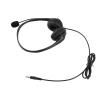 ASHATA 3.5mm Computer Headset with Noise Cancelling Microphone Lightweight Wired Headphone for Business Call Center,ABS Black 1 Pack view 4