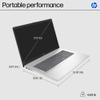 HP 17.3 10-Core I5 Touchcreen Laptop | Backlit Keyboard and Fingerprint Reader | Intel 13th Core i5-1334U, Iris Xe Graphic | 64GB RAM, 1TB SSD | Win 11 Pro and Office 365 for The Web w/o Mouse view 4