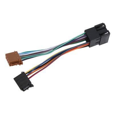 Tbest Wiring Harness Adaptor ISO Car Stereo Audio Kit Premium Quality Plug and Play Installation Compatible with 106 206 306 307 405 406 607 Durable ABS Material