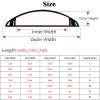 60 72 79 in Length Heavy Duty Cord Hider Floor, Aluminum Alloy Floors Cable Cover for Public/Office/Garage, Cable Management Hide Cords On Ground(30 PCS,L x Outer Width 79IN x 3IN) view 2