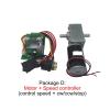 12V Double Shaft DC Electronic Starter Worm Gear High Torque 24 Volt D Package A 24V 80rpm view 4
