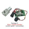 Worm Gear Electronic Starter Reducer DC High Torque Metal Self Lock Package D 24V 23rpm view 4