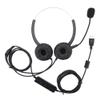 BAODEYOUB 330 Rotation Call Center USB Headset with Microphone, Noise Cancelling USB Headset for Computer Telephone, Dual Speaker Design with Mute Function and Super Long 2.5m Cable view 1