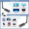 Wireless HDMI Transmitter and 1 Receiver Kit 4K Streaming Media Player with Transmitter and Receiver view 4