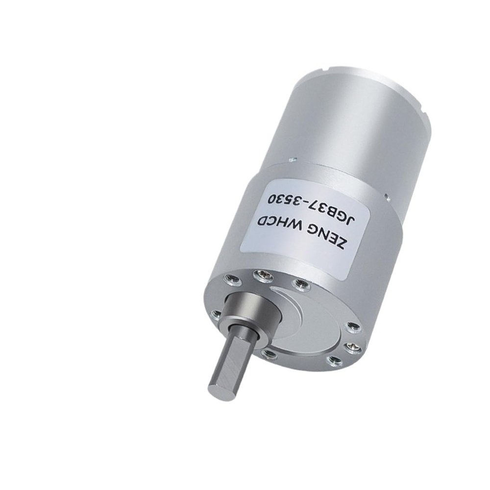 JGB37-3530 Brushed Full Metal Gearbox 37mm Torque Eccentric Shaft Without Bracket 600RPM_24V