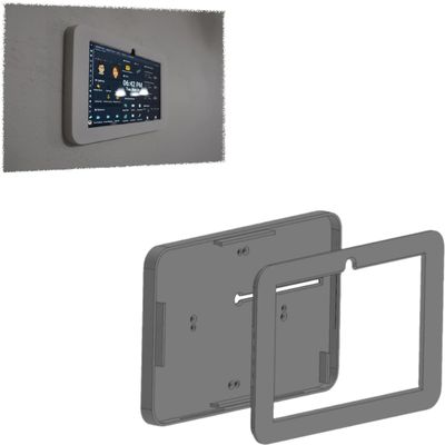 Wall Mount for Fire HD10, Secure Tablet Holder for Amazon Fire HD10 13th Generation 2023, Snap-Together Smart Home Mount (Gray)