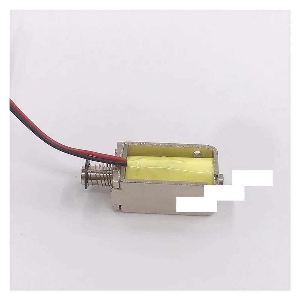 10mm*11mm Block Solenoid Electromagnet Through Push-Pull Solenoid Stroke 4mm 3V