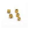 0.6 Modulus Copper Metal Gear 1.98mm Aperture Electronic Starter Spindle Gearwheel Fit 2mm 2.3mm 3.175mm 8T .98MM Hole view 1