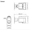 LTS CMIP9C42WI-28MD 4MP Bullet Camera White Light/IR WDR 3D-DNR Outdoor Security Camera Network Surveillance System H.265+ PoE with 2.8mm Fixed Lens, Metal view 3