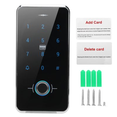Access Control Machine with Semiconductor Fingerprint, IC Card, Password, IP68 for Outdoor Community Use - Accurate 360 Recognition, Easy Programming, Durable Securit