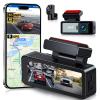 4K Dual Dash Cam Front and Rear for Cars, 5G WiFi, APP Control, 3.12" IPS 4K 3840 * 2160P/FHD Dash Camera, GPS, G-Sensor, 24H Parking Mode, Loop Recording view 1