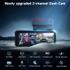 4K Dual Dash Cam Front and Rear for Cars, 5G WiFi, APP Control, 3.12" IPS 4K 3840 * 2160P/FHD Dash Camera, GPS, G-Sensor, 24H Parking Mode, Loop Recording view 2
