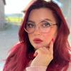 bullabulling Fashion Half round Reading Glass For Women Half-Rim Eyeglass Frame Large lens (pink diamond, 1.50, x) view 2