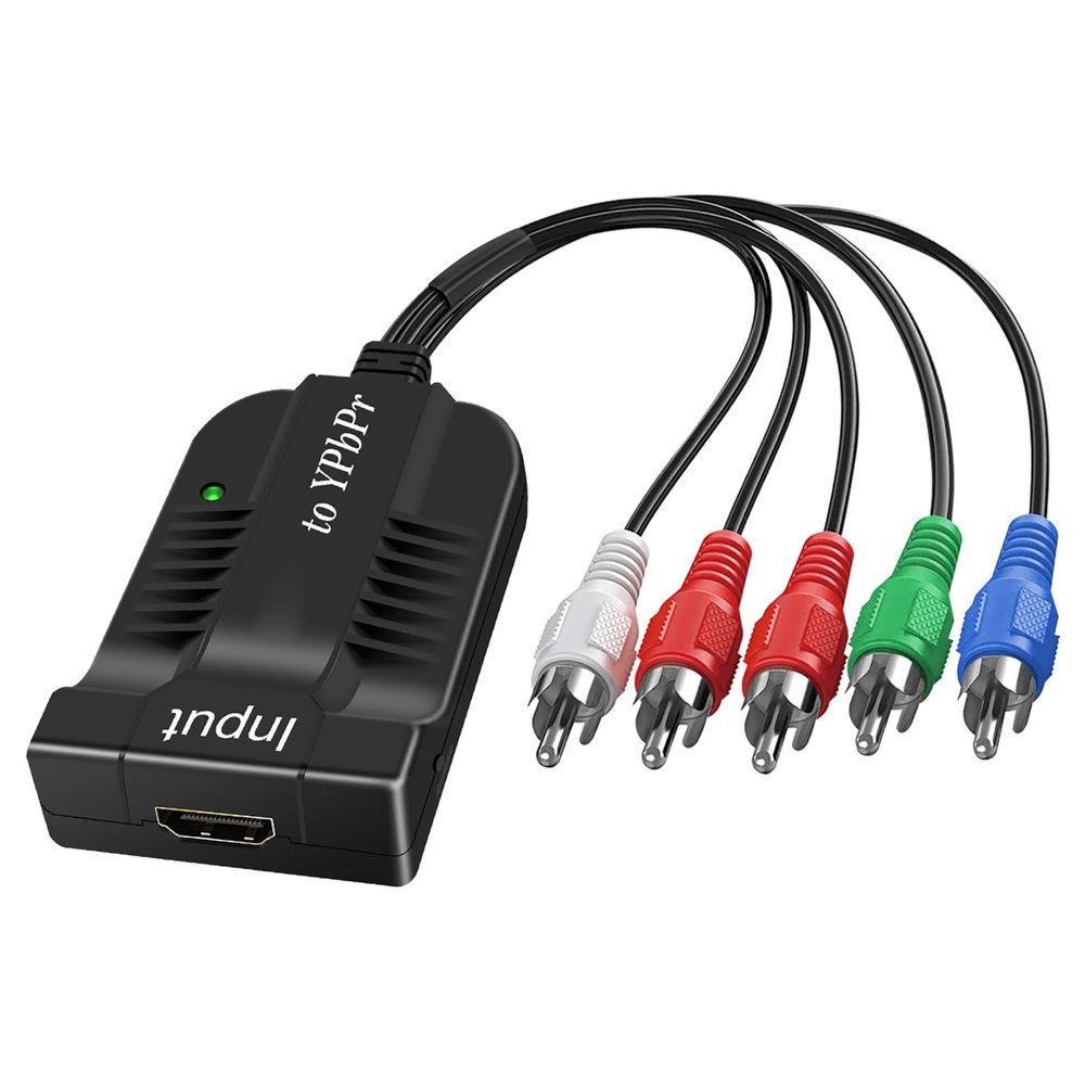 YPBPR Adapter Supporting 1080P Resolution to Component Converter for Multimedia Enthusiasts YPBPR Video Adapter