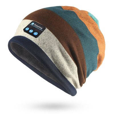 Bluetooth Beanie Hat Headphones for Men Women Fall Soft Wireless Music Slouchy Beanie Sports with Mic (US, Alpha, One Size, E-Fleece Lined)