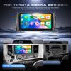 4G+128G Car Stereo for Toyota Sienna 2011-2014, Wireless CarPlay Android Auto, 9 Incell HD Touch Screen Android 15 Car Stereo with GPS, WiFi, Bluetooth 5.0, FM, 32 EQ, SWC, Backup Camera view 2