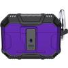 iDOMi Compatible with Airpods Pro 3 Case with Keychain, Lightweight Hard PC Rugged Support Wireless Charging Shockproof Protective Bumper for AirPods Pro 3 (2025), Purple view 1