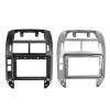 Car Stereo Navigation Frame for VW Polo 2004-2011 9", Car Radio Stereo Mounting Fascia Panel Dash Kit Radio Install kit,Matte Black Bezel view 2