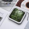 FekiLoot Tropical Rainforest CD Case,Hard Plastic CD Storage,Portable DVD Wallet,Portable DVD, Holder VCD Organizer Wallet,Protective VCD Storage view 4