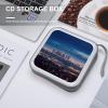 FekiLoot Los Angeles Skyline CD Case,Hard Plastic CD Storage,Portable DVD Wallet,Portable DVD, Holder VCD Organizer Wallet,Protective VCD Storage view 4