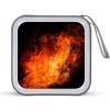 FekiLoot Roaring Flame CD Case,Hard Plastic CD Storage,Portable DVD Wallet,Portable DVD, Holder VCD Organizer Wallet,Protective VCD Storage view 1