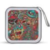 FekiLoot Abstract Monster CD Case,Hard Plastic CD Storage,Portable DVD Wallet,Portable DVD, Holder VCD Organizer Wallet,Protective VCD Storage view 1