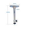 UUJHIKXD 180mm Wall Support Ceiling Bracket Aluminum Rotatable Projection Mount Accessories view 2