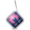 FekiLoot Dark Blue Cat CD Case,Hard Plastic CD Storage,Portable DVD Wallet,Portable DVD, Holder VCD Organizer Wallet,Protective VCD Storage view 3