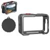 Aluminum Alloy Rabbit Cage Metal Frame Case for DJI OSMO Action 6,with Cold Shoe Port,1/4 Screw Port and Base Interface Frame Protective Accessory for DJI OSMO Action 6 Camera Case view 1