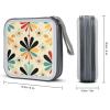 FekiLoot Retro Modern CD Case,Hard Plastic CD Storage,Portable DVD Wallet,Portable DVD, Holder VCD Organizer Wallet,Protective VCD Storage view 2
