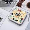 FekiLoot Retro Modern CD Case,Hard Plastic CD Storage,Portable DVD Wallet,Portable DVD, Holder VCD Organizer Wallet,Protective VCD Storage view 4