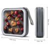 FekiLoot Fruit And Food CD Case,Hard Plastic CD Storage,Portable DVD Wallet,Portable DVD, Holder VCD Organizer Wallet,Protective VCD Storage view 2