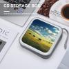 FekiLoot Cows Grazing in The Pasture CD Case,Hard Plastic CD Storage,Portable DVD Wallet,Portable DVD, Holder VCD Organizer Wallet,Protective VCD Storage view 4