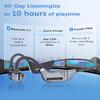Bone Conduction Headphones Wireless Open Ear Swimming Headphones, 35g Light Comfort IPX8 Waterproof Premium Sound Dual Bluetooth 5.3 Chips 10H Play Clear Call Built-in MP3 Player 32G Memory for Sports view 4