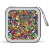FekiLoot Bright Geometric Shapes CD Case,Hard Plastic CD Storage,Portable DVD Wallet,Portable DVD, Holder VCD Organizer Wallet,Protective VCD Storage view 1
